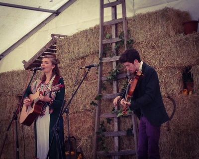 Rosie Hodgson and Rowan Piggott Folk Singers Fiddle Guitar The Wilderness Yet